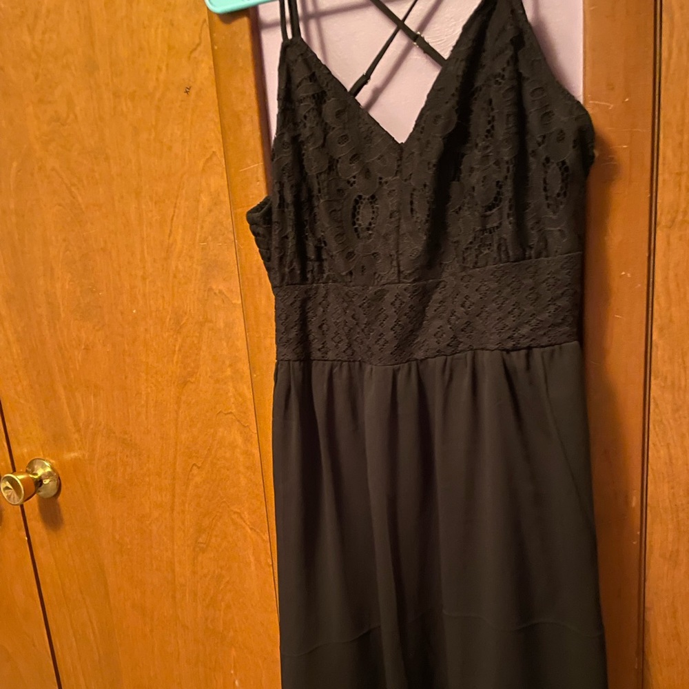 spaghetti strapped, cross back dress.